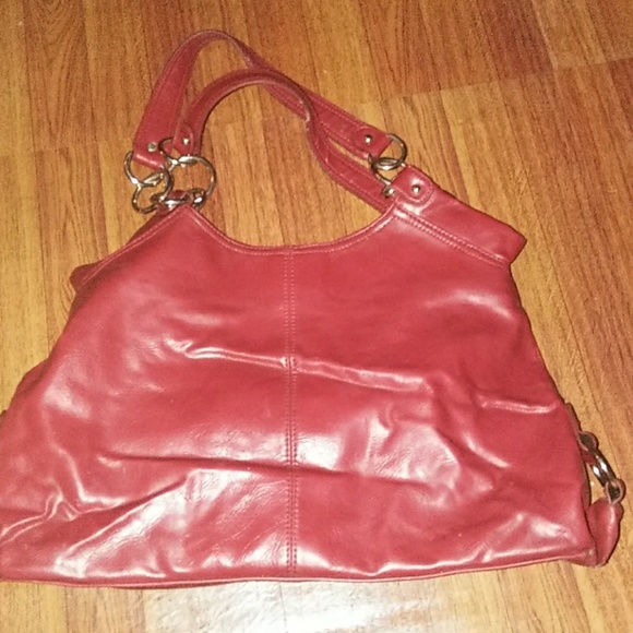 Red Nine West Shoulder Bag - Picture 2 of 5